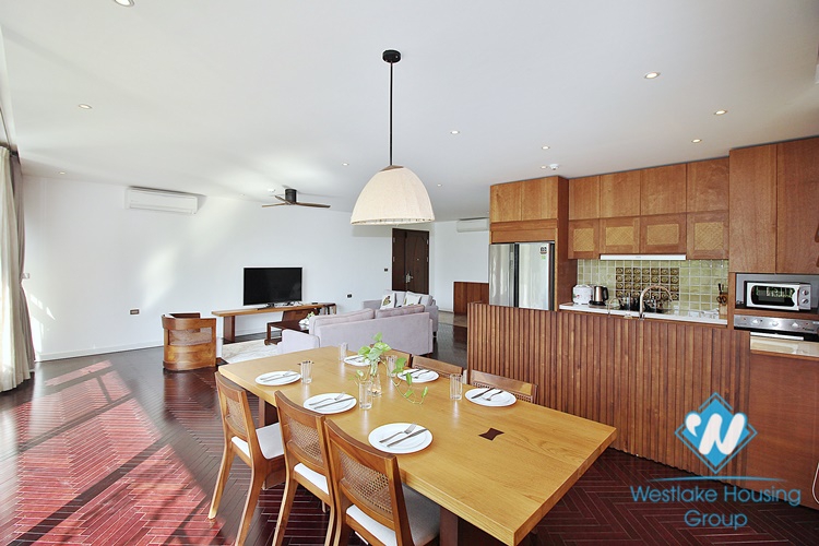 Japanese style 3 beds apartment in To Ngoc Van for lease